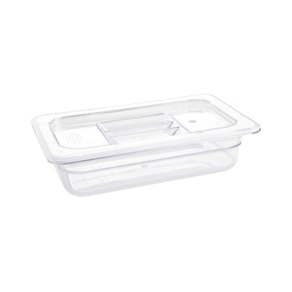 U236 Vogue polycarbonaat bak transparant GN 1/4 65mm