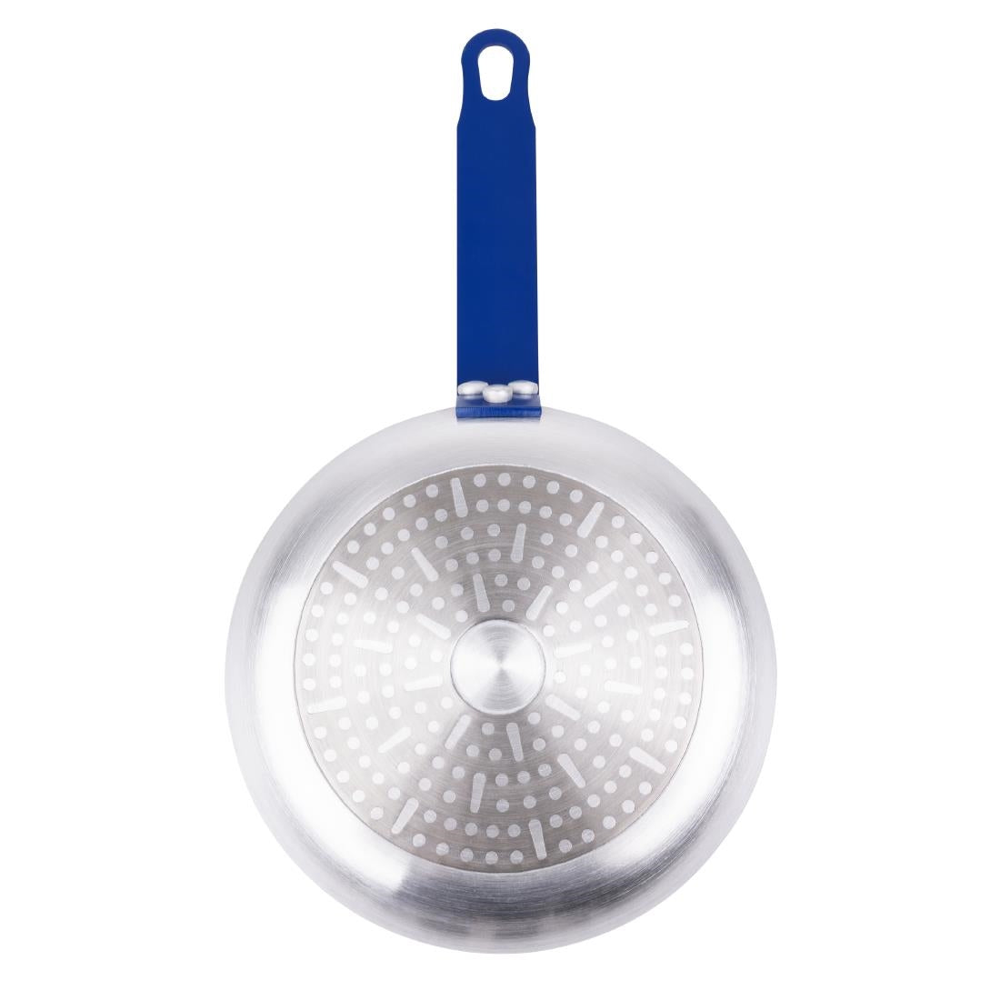 HT970 Hygiplas Aluminium Antikleef Teflon Platinum Plus Koekenpan met Blauwe Handgreep 19cm