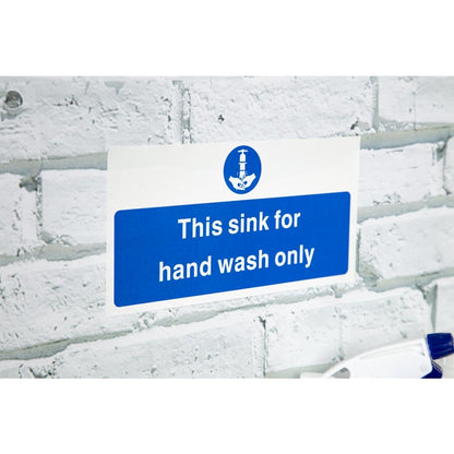 L952 Vogue 'Hand wash only' vinyl sticker