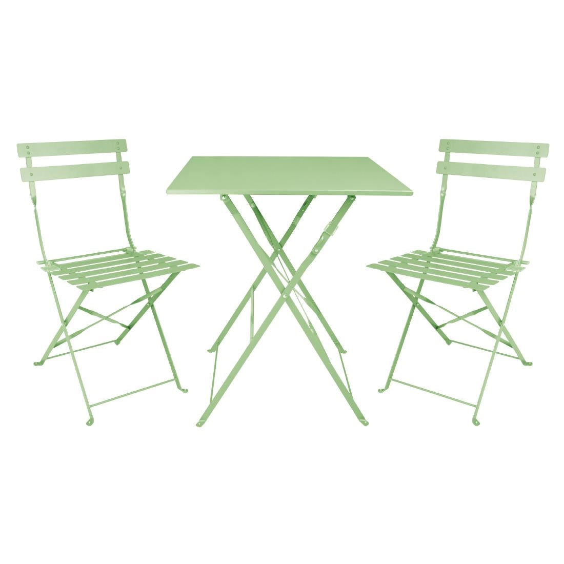 FT271 Bolero stalen klaptafel lichtgroen 600mm