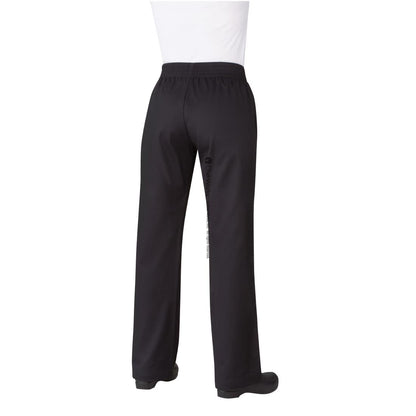 B223-S Chef Works Basic Baggy dames koksbroek zwart S