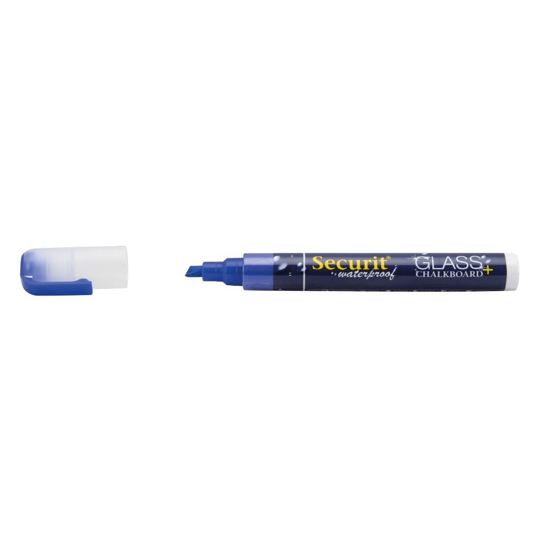 CU775 Securit Waterproof krijtstift (Glas + Krijtbord) in blauw met 2-6mm penpunt