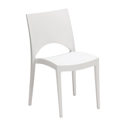 FN995 Sol outdoor/indoor stapelbare stoel wit