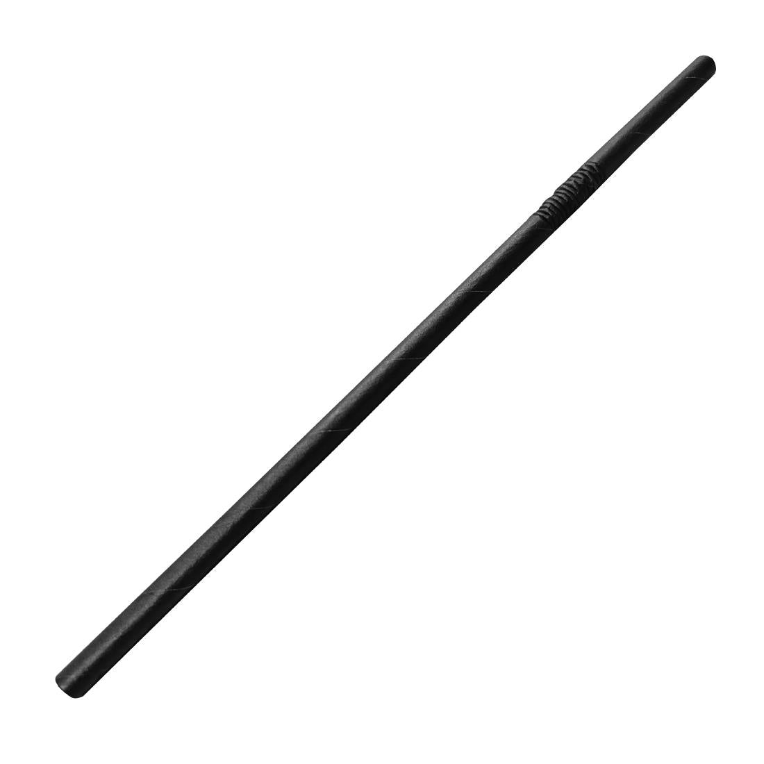 FB140 Fiesta Compostable composteerbare papieren buigrietjes zwart (250 stuks)