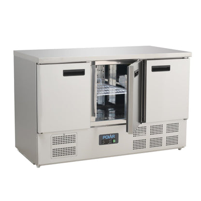G622 Polar G-serie 3-deurs koelwerkbank 368L