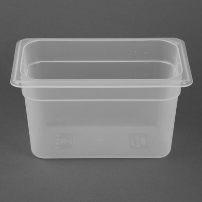 HZ343 Nisbets Essentials Polypropyleen 1/4 Gastronormbak 150mm