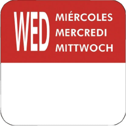 S151 Vogue weekset verwijderbare dagstickers (7000 stuks)