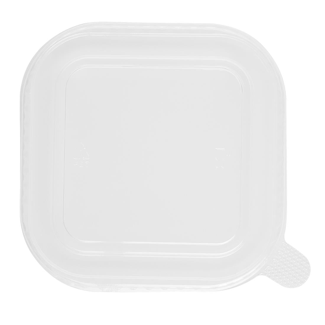 HW019 Fiesta Recycleerbare Pet Deksel Voor Vierkante Containerbodems (300 stuks)