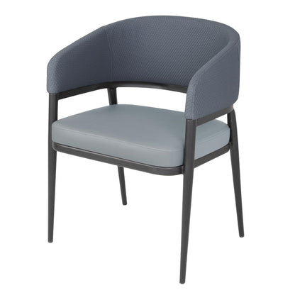 FU521 Bolero Meridian Binnenstoelen - Steengrijs Blauw (2 stuks)
