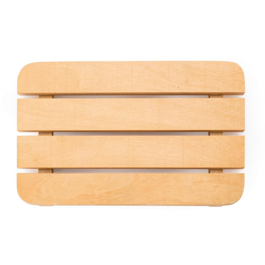 GR388 Houten lattenplateau voor badkamerproducten