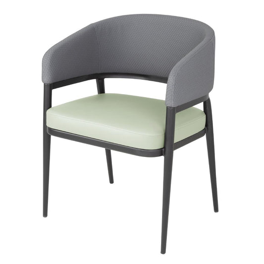 FU520 Bolero Meridian Interieurstoelen - Pistachegrijs (Set Van 2)