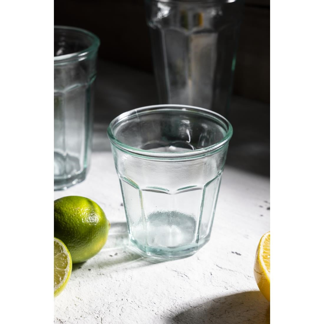 FU593 Olympia Orleans Bekers Van Gerecycleerd Glas, 220 Ml, 6 Stuks