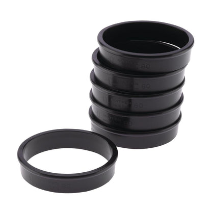 FA984 Matfer Bourgeat Exoglass taartringen 80(Ø)mm (6 stuks)