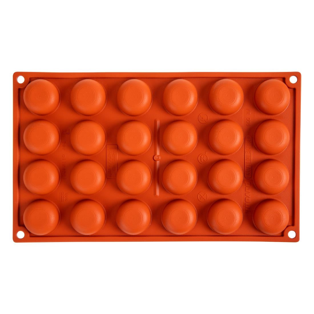 N940 Pavoni Formaflex siliconen bakvorm 24 pomponettes