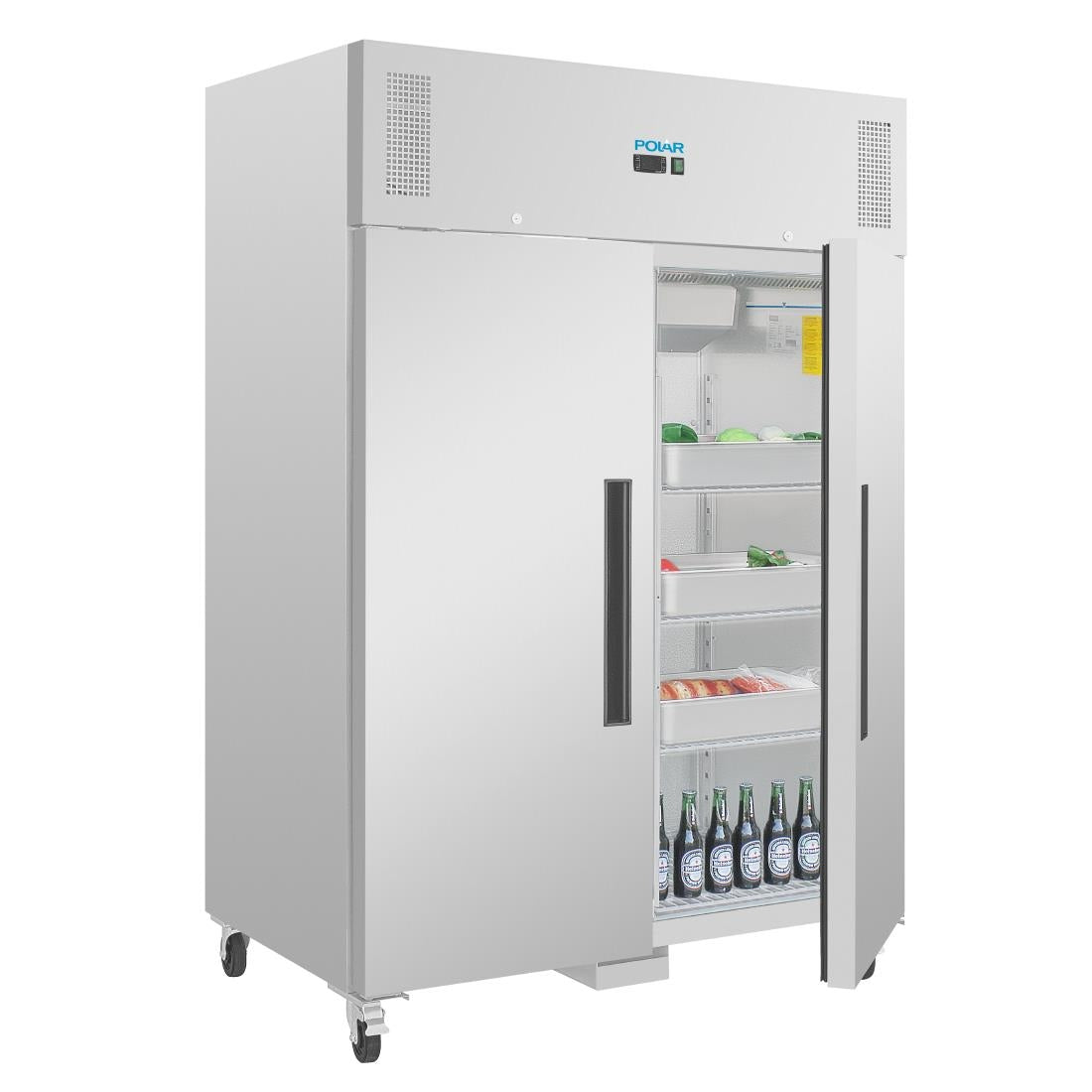 G594 Polar G-serie 2-deurs koeling RVS 1200L