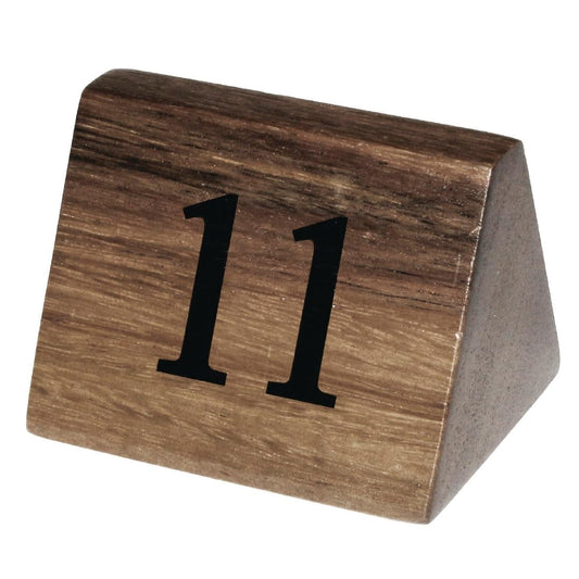 CL393 Olympia houten tafelnummers 11-20