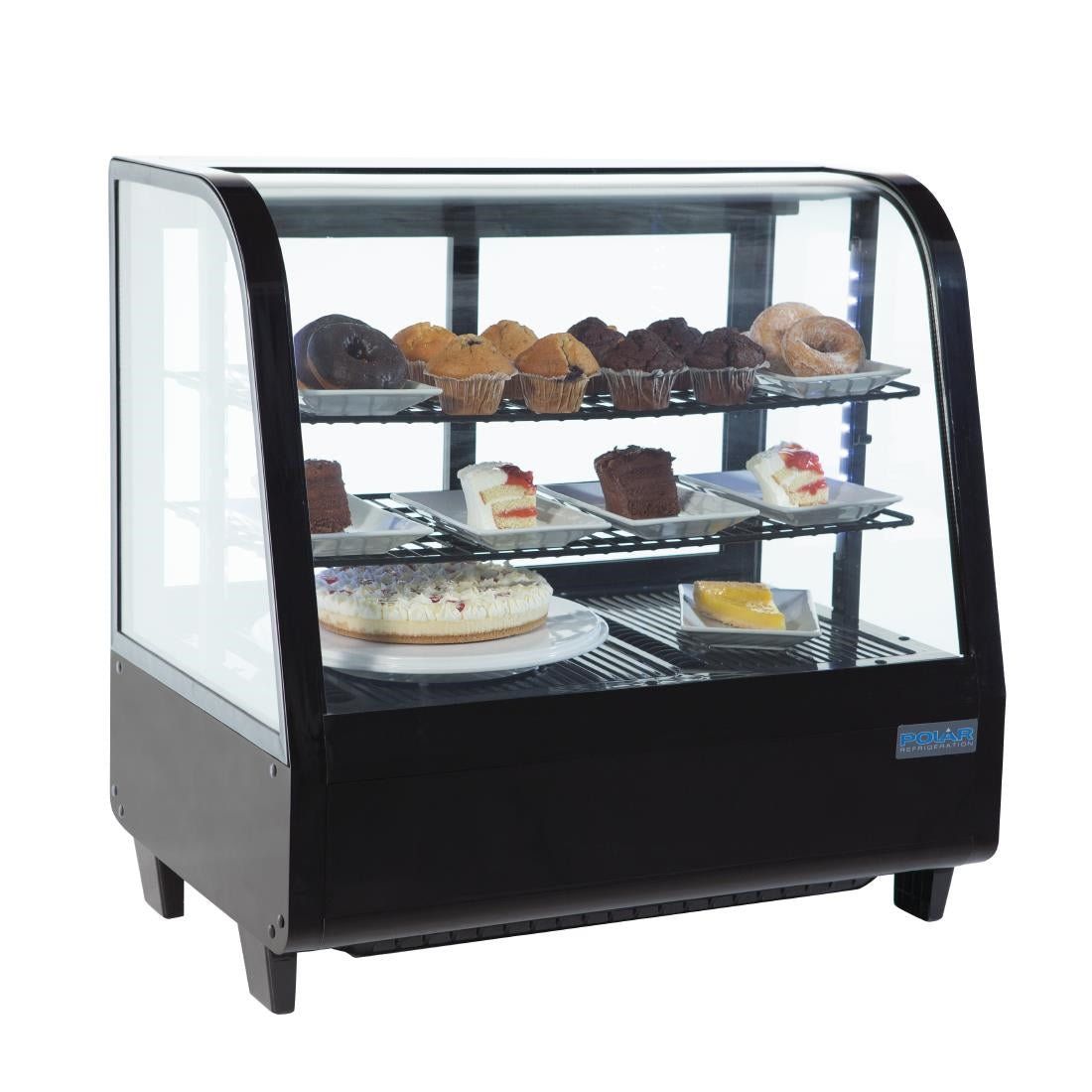 CC611 Polar C-serie koelvitrine 100L zwart