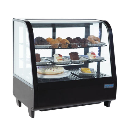 CC611 Polar C-serie koelvitrine 100L zwart