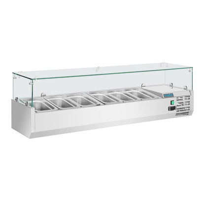 GD876 Polar G-serie opzetkoelvitrine 5x GN 1/3 en 1x GN 1/2