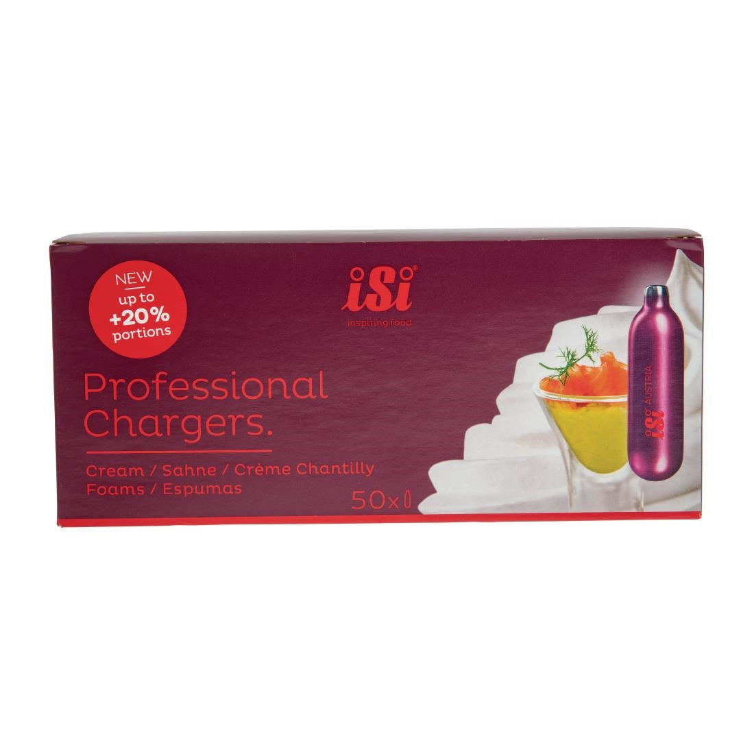 CB505 ISI slagroompatronen (50 stuks)