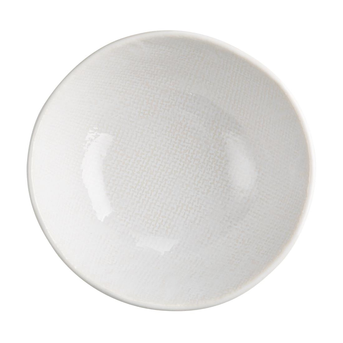 FU229 Olympia Denim Witte Coupe Kommen 160mm (6 Stuks)