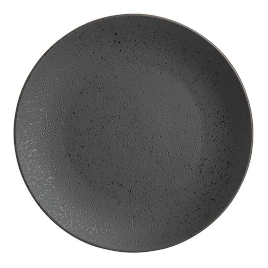 DR087 Olympia Fusion Ronde Borden 20,3cm Zwart (6 Stuks)