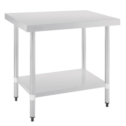 T375 Vogue RVS werktafel zonder achteropstand 90x90x60cm