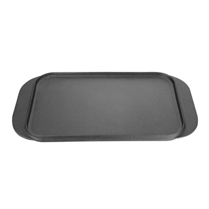 M650 Vogue dubbelzijdige gietijzeren grillplaat glad/ribbel