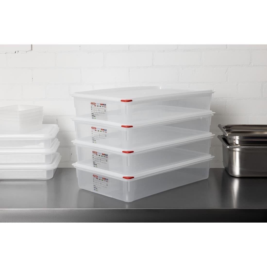 GL260 Araven GN 1/1 voedseldoos met deksel 13,7Ltr (4 stuks)