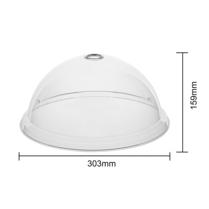 DP792 Olympia Kristallon Pc Koepelvormige Bordafdekking Rond - 303X160mm