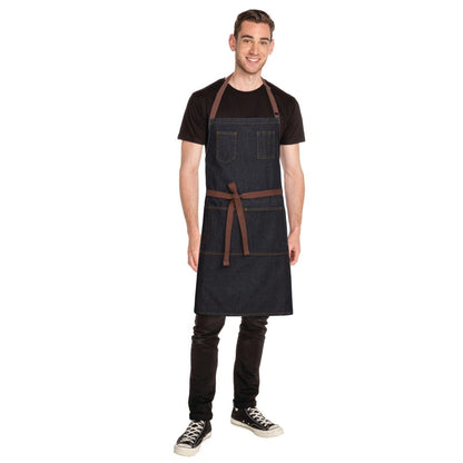 B720 Chef Works Urban Memphis halterschort zwart