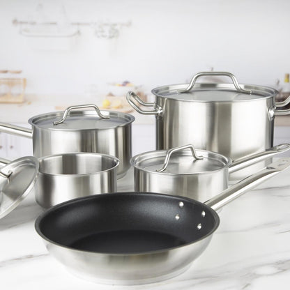 SA693 Vogue Cook Like A Pro 5-Delige Roestvrijstalen Inductiepannenset