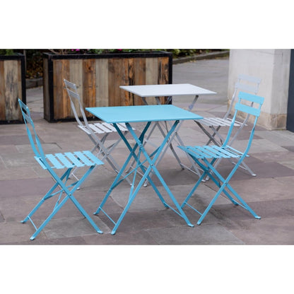 GH551 Bolero opklapbare terrasstoelen grijs (2 stuks)