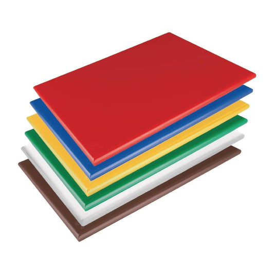 HC880 Hygiplas LDPE snijplanken set 600x450x20mm (6 stuks)