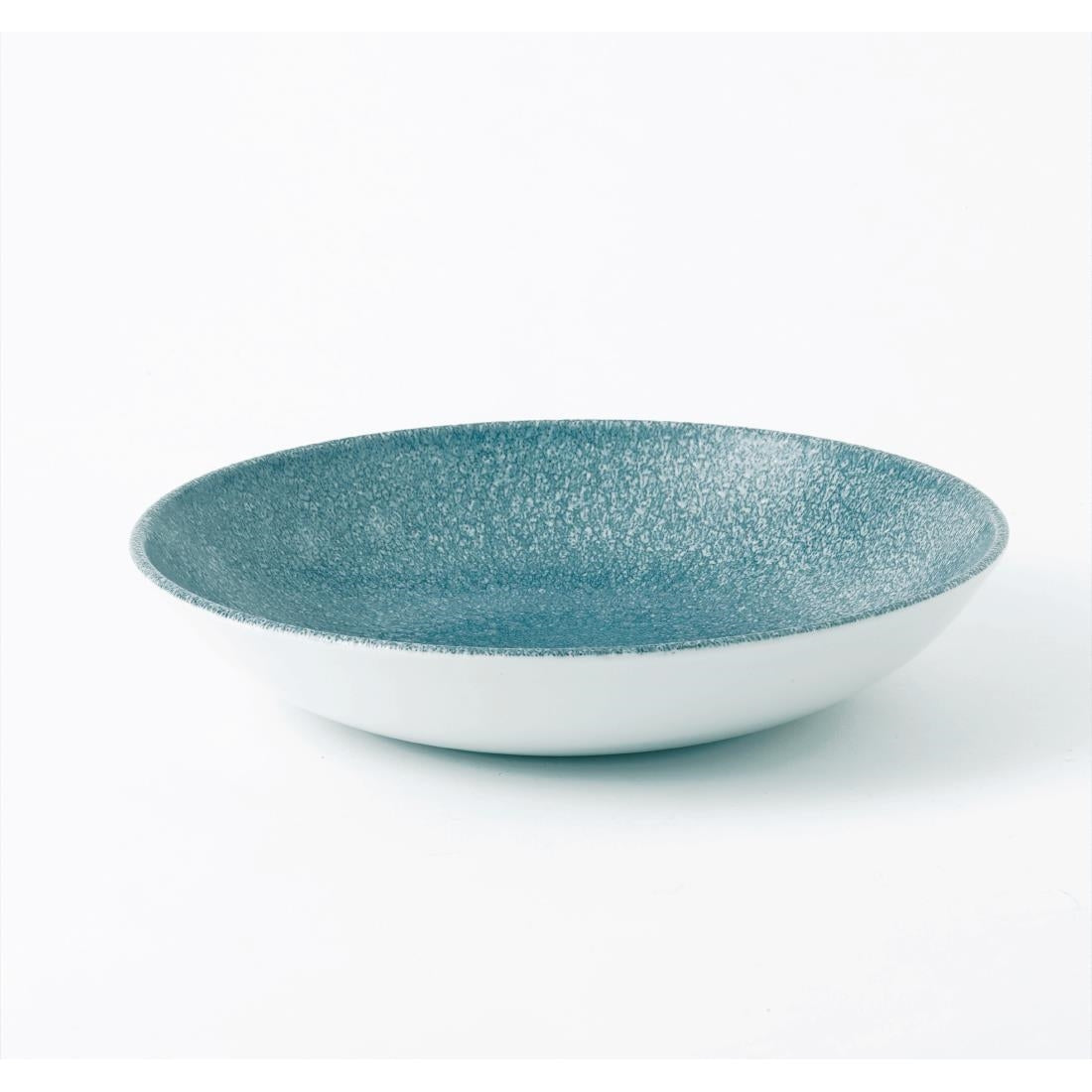 DE888 Churchill Raku Topaz Blue Evolve Coupe Kom 24.8cm (12 stuks)