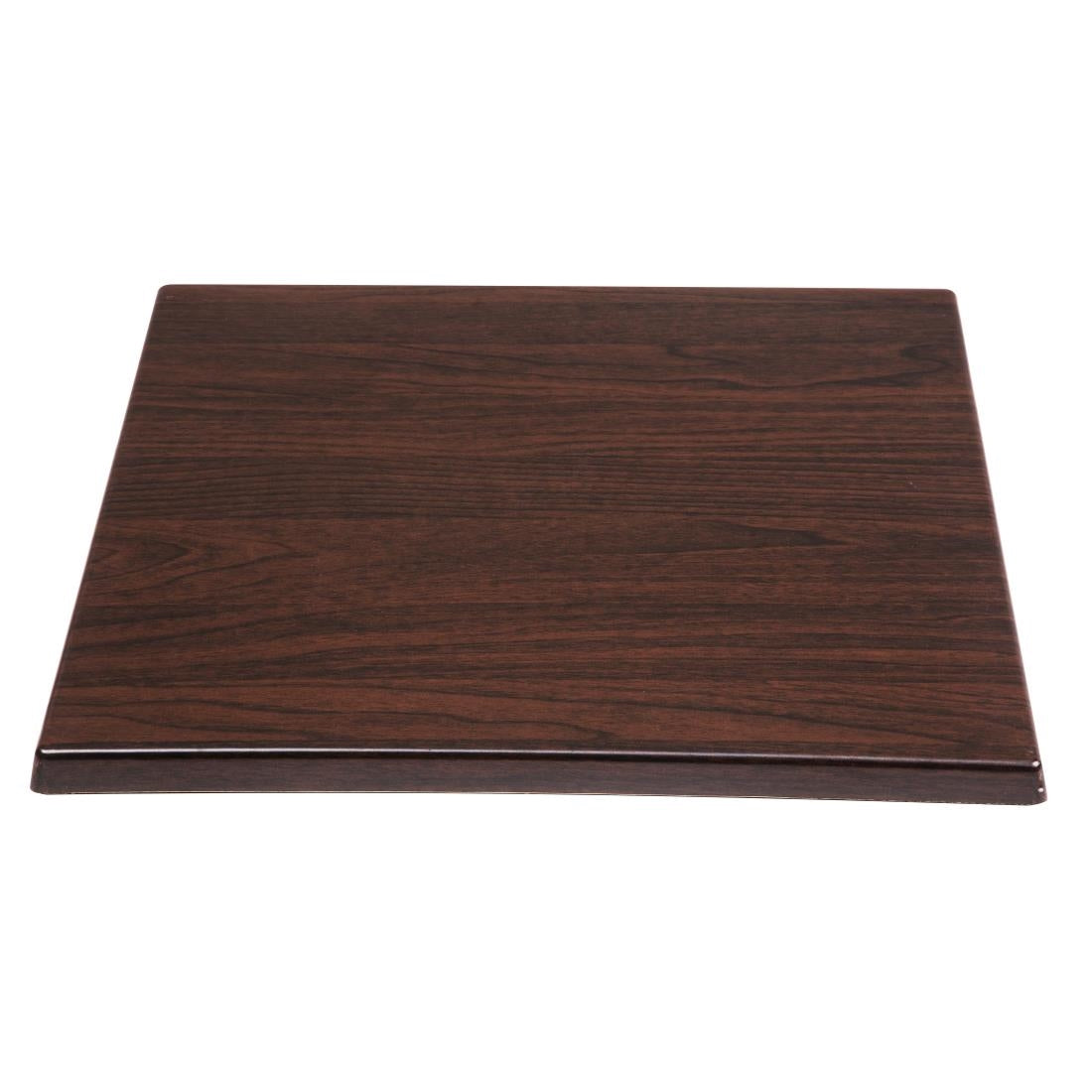 GG635 Bolero Vierkante Tafelblad Donkerbruin 60cm