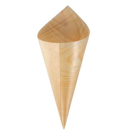 DK389 Fiesta Compostable houten puntzakjes 75mm (100 stuks)