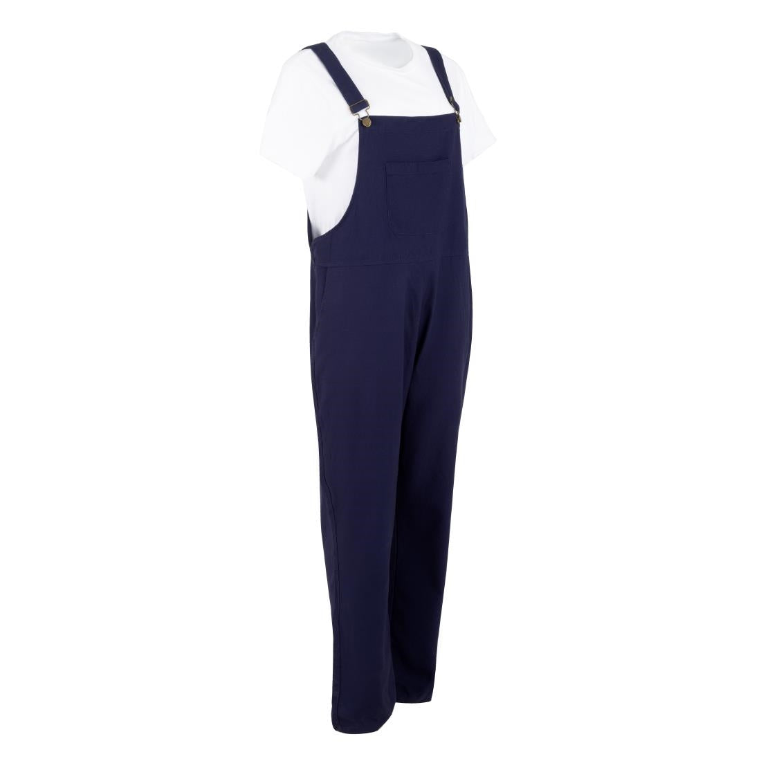 BA174-XL Southside Bib & Brace Katoenen Canvas Tuinbroek Marineblauw XL
