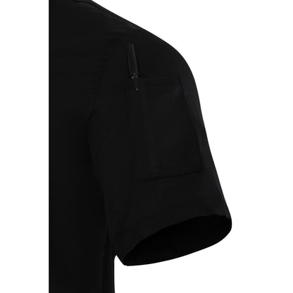 BA115-S Southside Harlem Koksbuis Met Korte Mouwen Zwart Maat S