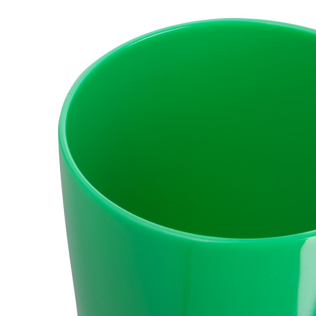 CE287 Olympia Kristallon polycarbonaat bekers met oor groen (12 stuks)