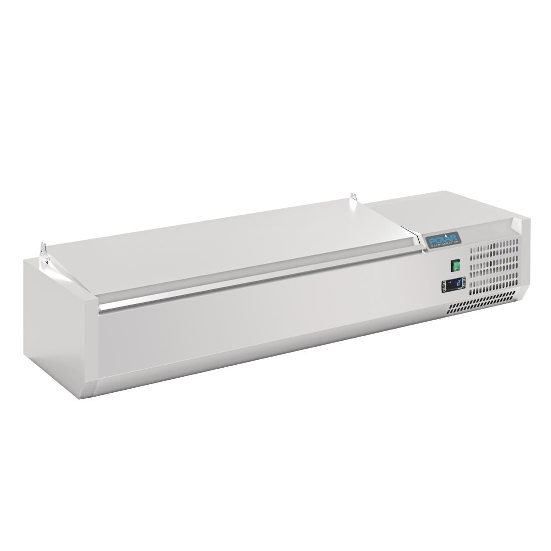 FA854 Polar g-serie aanrechtvoorbereidingskoelkast met deksel 5x 1/4gn