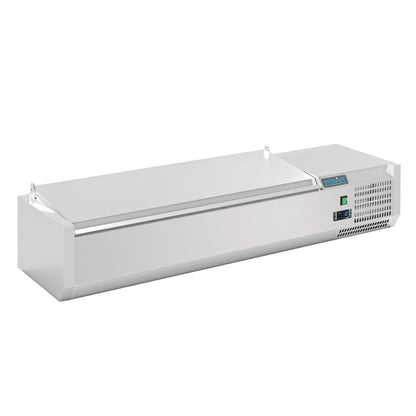 FA854 Polar g-serie aanrechtvoorbereidingskoelkast met deksel 5x 1/4gn