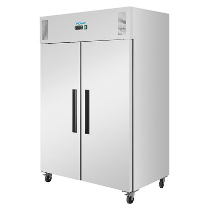 PG594 Polar G-Serie dubbeldeurs staande koelkast met geforceerde lucht 1200Ltr