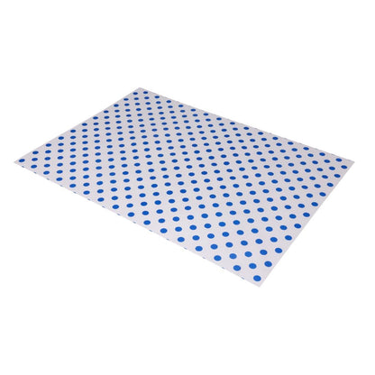 HY792 Fiesta Composteerbare Burgerwikkels Blauw Stip 250x350mm (200 stuks)
