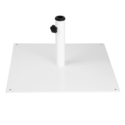 FU510 Bolero Platte Metalen Parasolvoet Wit - 18Kg