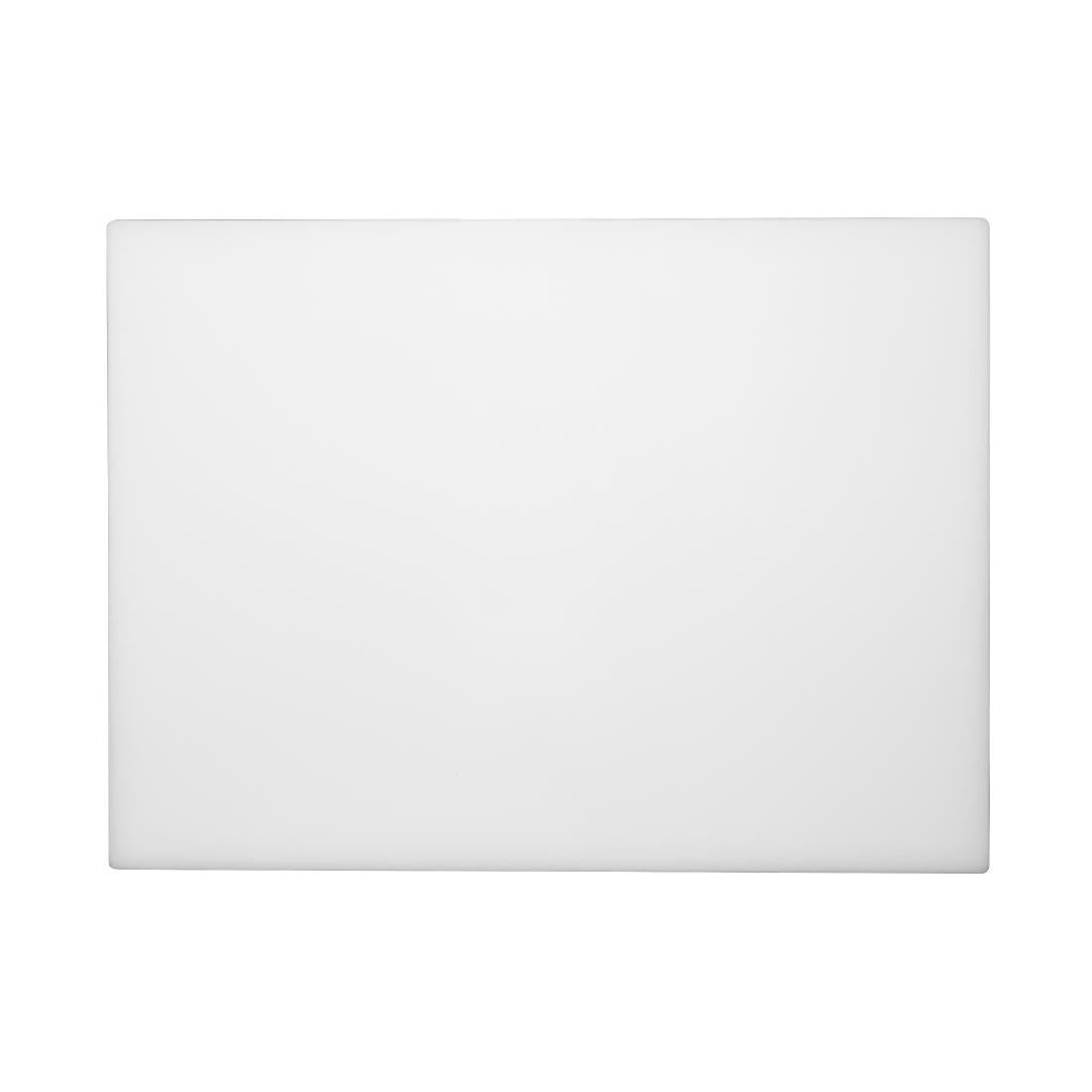 HC882 Hygiplas LDPE extra dikke snijplank wit 600x450x20mm