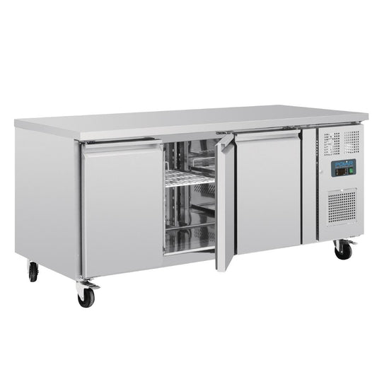 GL184 Polar U-serie 3-deurs counter met euronorm opslag 634L