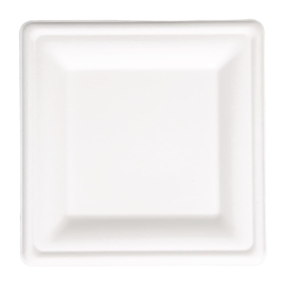 FC520 Fiesta Compostable composteerbare bagasse borden vierkant 261mm (50 stuks)