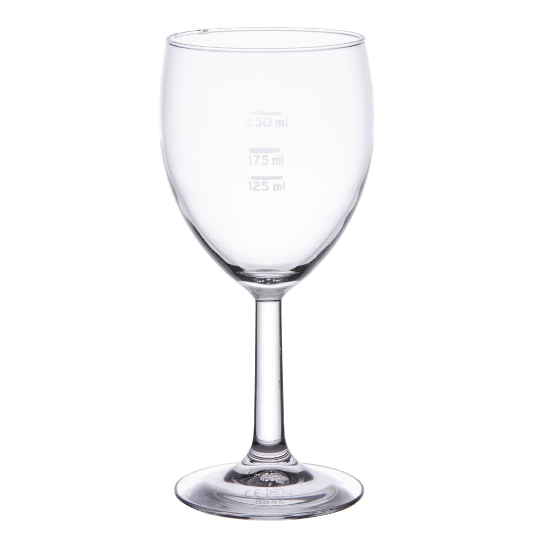 DK886 Arcoroc Savoie Grand Vin Wijnglazen 350ml Ce-Gemarkeerd Op 125 Ml, 175ml En 250ml