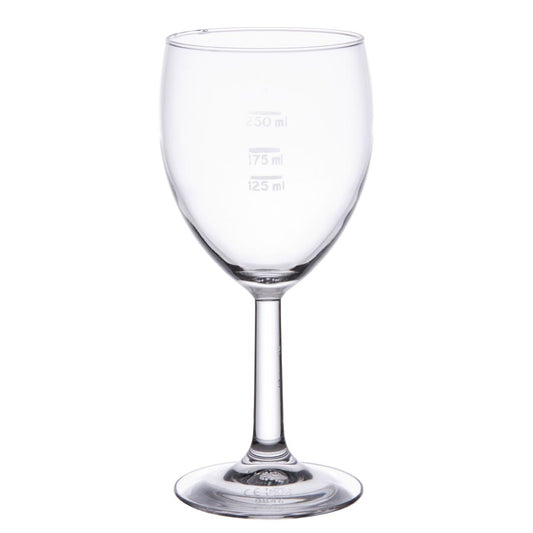 DK886 Arcoroc Savoie Grand Vin Wijnglazen 350ml Ce-Gemarkeerd Op 125 Ml, 175ml En 250ml